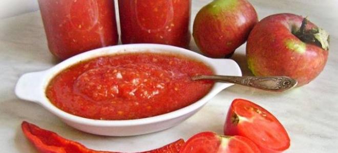 Аджика из помидор с яблоками на зиму — рецепты приготовления