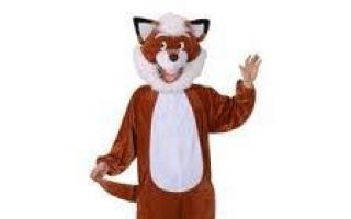 Сшить карнавальный костюм лисы просто!