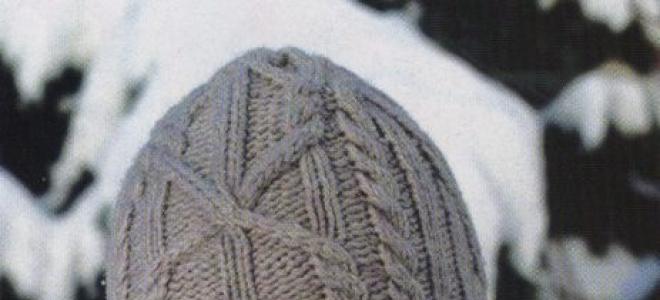 Примеры мастер-классов по вязанию спицами шапки-ушанки