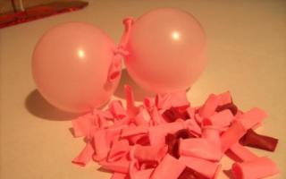 Как сделать сердце из шаров на день святого валентина видео